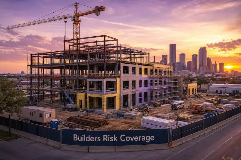 texas builders risk insurance coverage