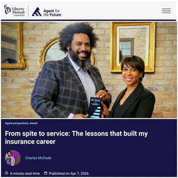 Agent for the Future article From Spite to Service The Lessons That Built My Insurance Career