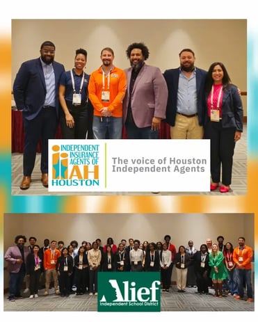 Houston Insurance Day 2025 with Alief Independent School District students hosted by IIAH and McDade Insurance